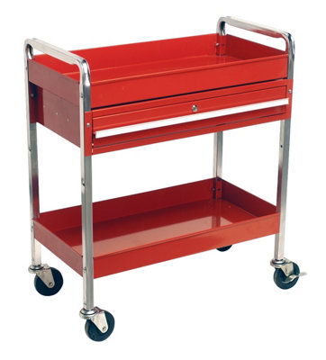 Sealey Trolley 2-Level Heavy-Duty with Lockable Drawer CX101D