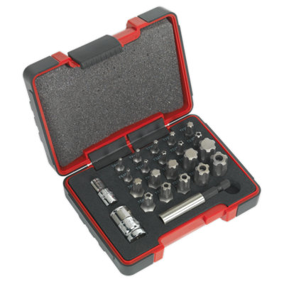 Sealey TRX-P & Security TRX-TS Bit Set 23 Pieces 1/4