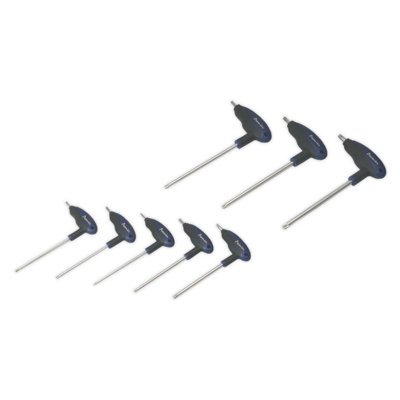 Sealey TRX-Star Key Set With Storage Stand 8 Pieces Composite T-Handle AK7145
