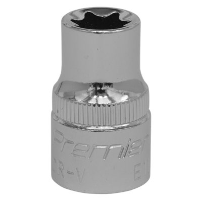 Sealey TRX-Star Socket E11 3/8" Square Drive Chrome Vanadium Steel Tool SET007