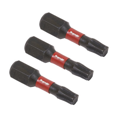 Sealey TRX-Star T25 Impact Power Tool Bits Forged From S2 Steel 25mm 3pc AK8218