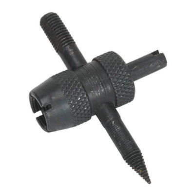 Sealey Tyre Valve Service Tool Phosphate Finish With Knurled Body TST/VT