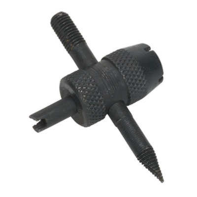 Sealey Tyre Valve Service Tool Phosphate Finish With Knurled Body TST/VT