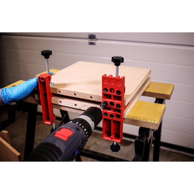 Sealey Universal Dowelling Jig Set Includes Aluminium Dowelling Jig DJ01 - 3