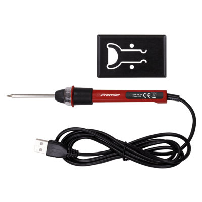 Sealey USB 8W Soldering Iron Compact & Lightweight Design 400 DegreesC Tool SDL12 - 6