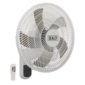 Sealey Wall Fan 3-Speed 16" with Remote Control (SWF16WR)
