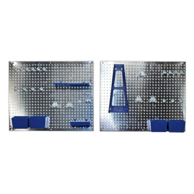 Sealey Wall Storage Pegboard Set With Four Composite Boxes 34 Pieces S01102