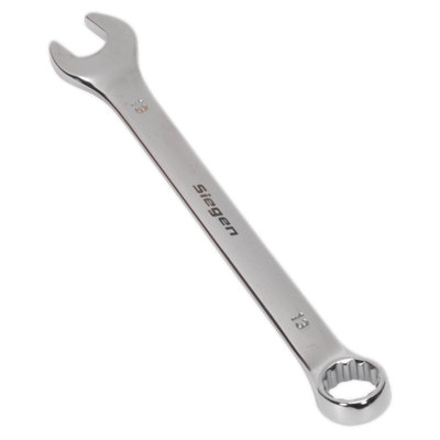 Sealey WallDrive Combi Spanner Chrome Vanadium Steel Polished Finish 13mm S01013