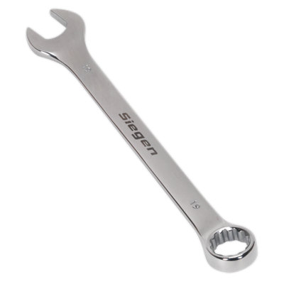 Sealey WallDrive Combi Spanner Chrome Vanadium Steel Polished Finish 19mm S01019