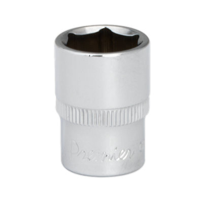 Sealey WallDrive Socket 13mm 1/4" Square Drive Fully Polished Finish Tool SP1413