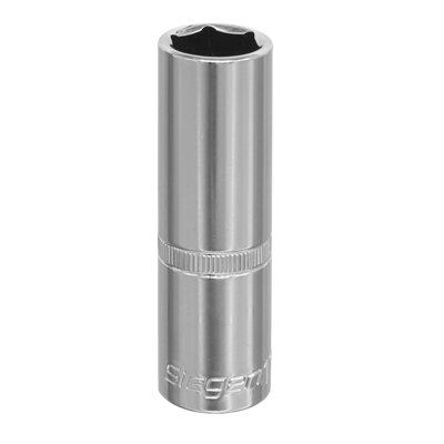 Sealey WallDrive Socket 17mm Deep 1/2" Square Drive Chrome Vanadium Steel S0673