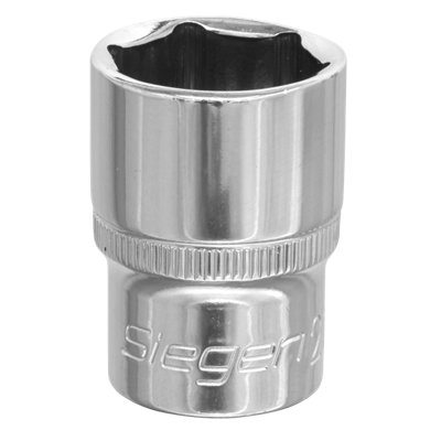 Sealey WallDrive Socket 21mm 1/2" Drive Chrome Plated Mirror Finished S0658