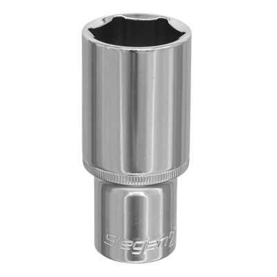 Sealey WallDrive Socket 27mm Deep 1/2" Square Drive Chrome Vanadium Steel S0681