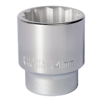 Sealey WallDrive Socket Tool 41mm 3/4" Square Drive Chrome Vanadium Steel S34/41