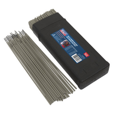 Sealey Welding Electrodes Rods 2.5 x 300mm 5.0kg Pack For General Purpose WE5025
