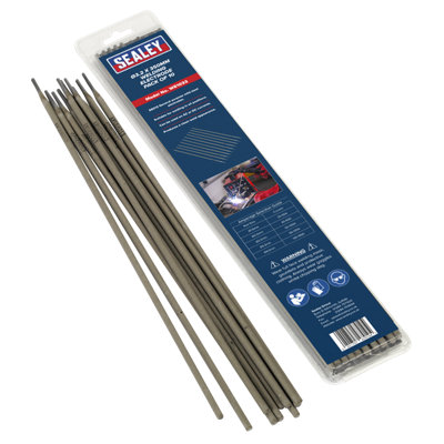 Sealey Welding Electrodes Rods 3.2 x 300mm Pack of 10 Pieces Mild Steel WE1032