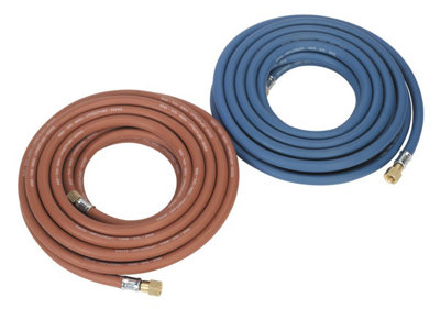 Sealey Welding Hose Set Oxyacetylene EN ISO 3821 (EN 559) 10m WH10
