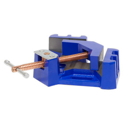 Sealey Welding Vice With Self-Centring Swivel Jaw 90 Degrees Angle 165mm SWV165