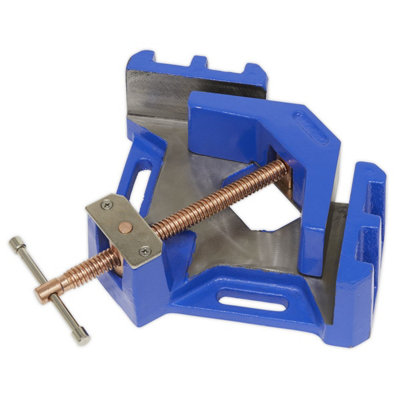 Sealey Welding Vice With Self-Centring Swivel Jaw 90 Degrees Angle 215mm SWV215 - 5