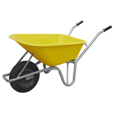 Sealey Wheel Barrow 100L Heavy Duty Home Garden Garage Cart Pneumatic Tyre WBR01