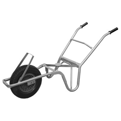 Sealey Wheel Barrow 100L Heavy Duty Home Garden Garage Cart Pneumatic Tyre WBR01 - 5