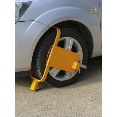 Sealey Wheel Clamp With Lock & 2 Keys Corrosion Resistant Yellow Finish PB397 - 6