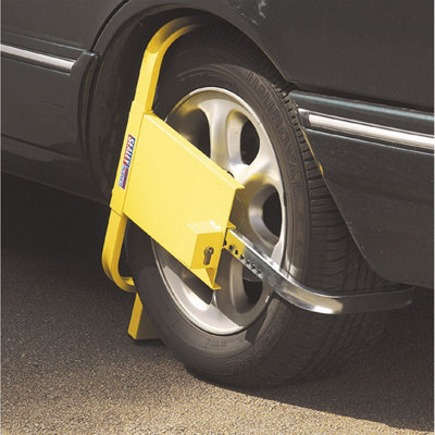 Sealey Wheel Clamp With Lock & 2 Keys Corrosion Resistant Yellow Finish PB397 - 7