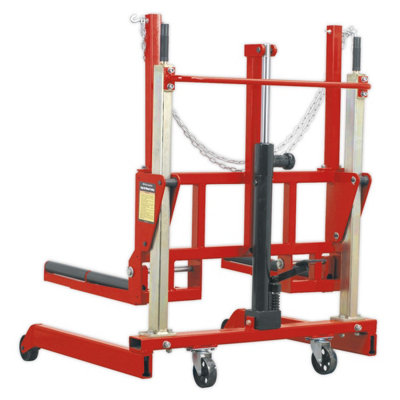 Sealey Wheel Removal Trolley 500kg Adjustable Width W508T