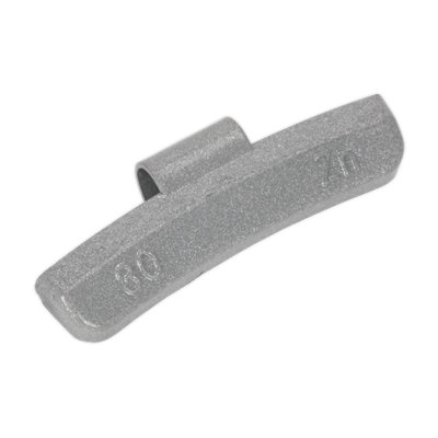 Sealey Wheel Weight 30g Hammer-On Plastic Coated Zinc Alloy Wheels X100 WWAH30