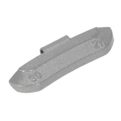 Sealey Wheel Weight 30g Hammer-On Zinc For Steel Wheels Pack Of 100 WWSH30