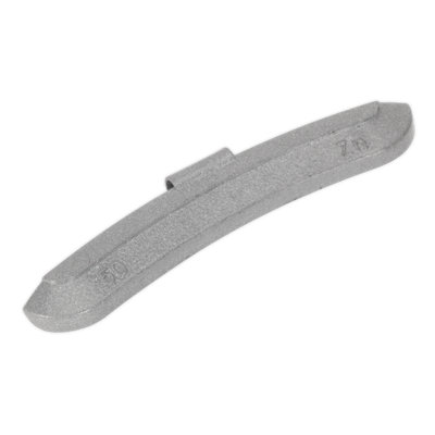Sealey Wheel Weight 50g Hammer-On Zinc For Steel Wheels Pack Of 50 WWSH50