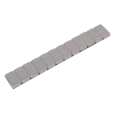 Sealey Wheel Weight 5g Adhesive Zinc Plated Steel Coated Strip 12X100 WWSA5PC
