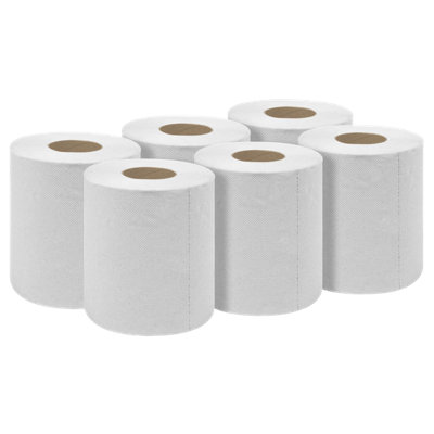 Sealey White Embossed 2-Ply Paper Roll 60m 6 Pieces Multipurpose 200mm x 170mm