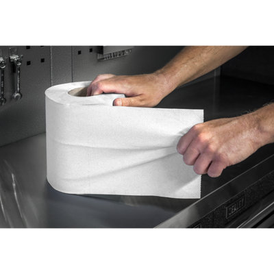 Sealey White Embossed 2-Ply Paper Roll 60m 6 Pieces Multipurpose 200mm x 170mm - 4