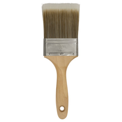 Sealey Wooden Handle Paint Brush 76mm No Bristle Loss Multipurpose SPBS76W - 7