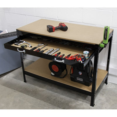 Sealey Workbench 1210 x 605mm Large Drawer With Ball-Bearing Slides AP12160 - 5
