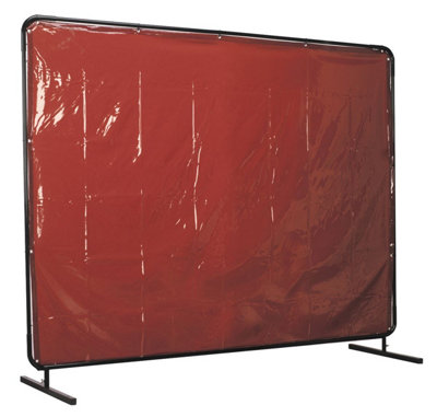 Sealey Workshop Welding Curtain to EN ISO 25980:2014 & Frame 2.4 x 1.75m SSP993