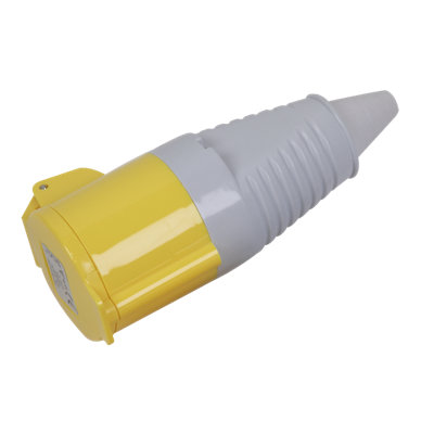 Sealey Yellow Socket Electrical For 2P+E Connectors 110V 16A IP44 Rated ...