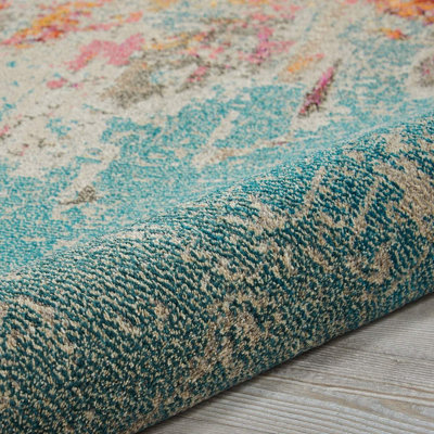 Sealife Abstract Graphic Modern Rug for Living Room, Bedroom and Dining ...