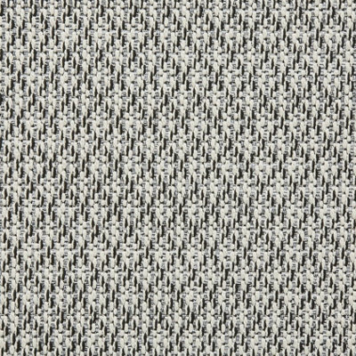 Seam Flat Weave Easy Clean Plain Rug - Ivory/Black - 120x170