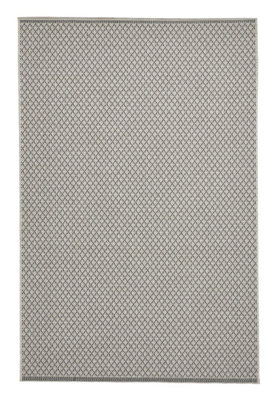 Seam Flat Weave Easy Clean Rug - Beige/Black - 120x170