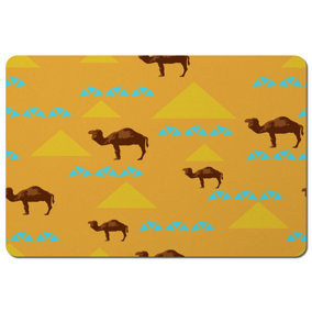 Seamless pattern with camels (Placemat) / Default Title