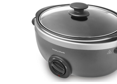Brushed Stainless Steel 6.5L Slow Cooker – Morphy Richards-UK