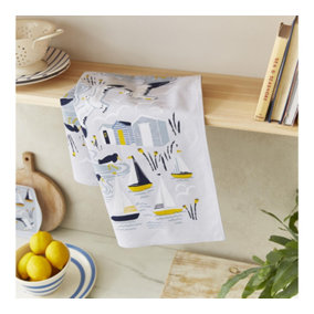 Seashore Animal Print 100% Cotton Tea Towel