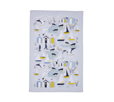 Seashore Animal Print 100% Cotton Tea Towel