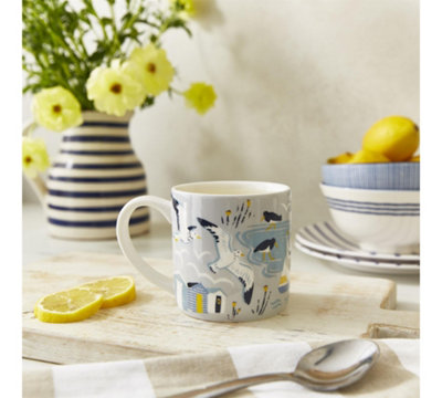 Seashore Animal Print New Bone China Mug