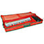 Seasonal Decorations Storage Bag with Zip, Carry Handles, 2 Internal Compartments & 2 Velcro Pouches - H10 x W100 x D30cm