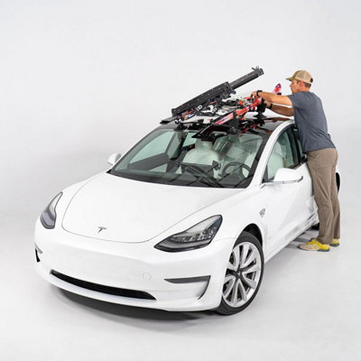 SeaSucker Ski Snowboard Carrier Rack, Suction Vacuum Mounted