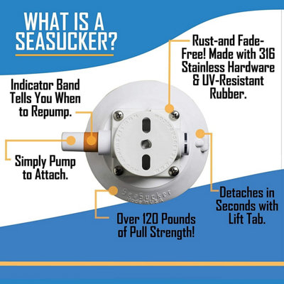 SeaSucker Ski Snowboard Carrier Rack, Suction Vacuum Mounted