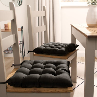 Seat Pads Chair Cushions 4 Tie Dining Chair Floor Booster Riser - 3